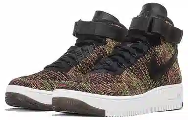 Nike Air Force 1 Flyknit Multi-Color Black