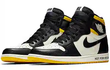 Jordan Air Jordan 1 Retro High NRG Not For Resale Black Yellow