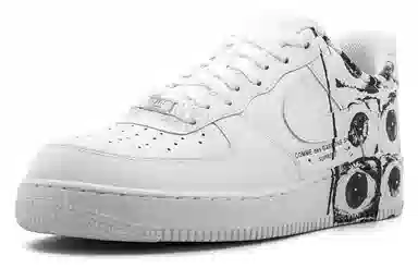 CDG x Supreme x Nike Air Force 1 Low White Black