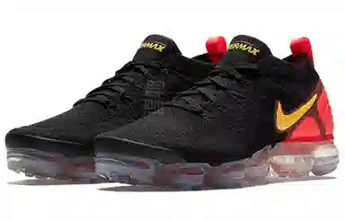 Nike Vapormax Black Laser Orange Total Crimson