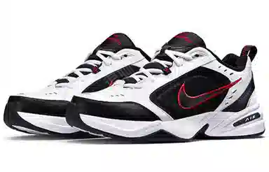 Nike Air Monarch 4 White Black Varsity Red