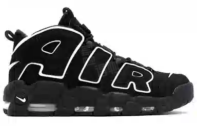 Nike Air More Uptempo black white
