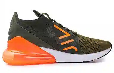 Nike Air Max 270 Flyknit Olive Flak