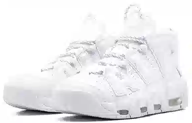 Nike Air More Uptempo triple white air
