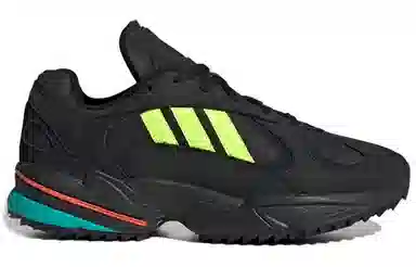 adidas Yung-1 Black Fluorescent Yellow
