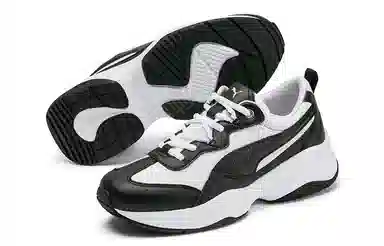 PUMA Cilia Trainers Black White