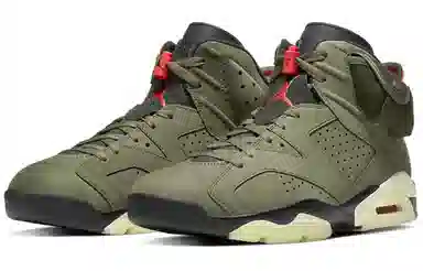 Travis Scott x Air Jordan 6 "Medium Olive"
