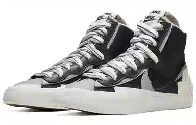 Sacai x Nike Blazer Mid Black White
