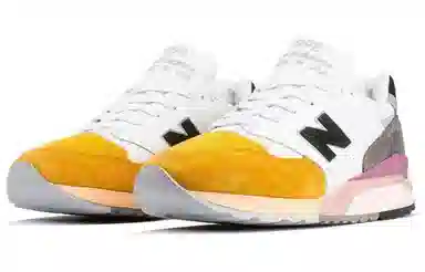 New Balance 998 White Orange