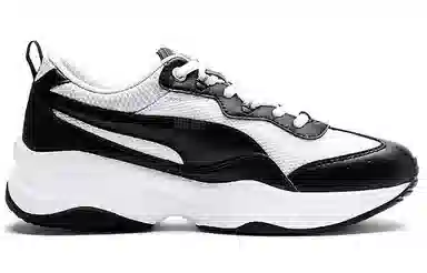 PUMA Cilia Trainers Black White