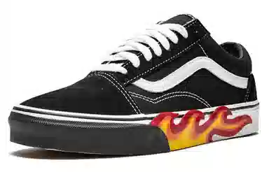 Vans Old Skool Flame Cut Out Black
