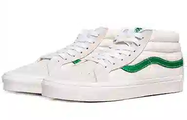 Vans SK8 Mid White Green