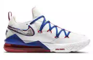 Nike LeBron 17 White Blue Red