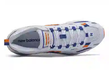 New Balance 827 White Blue Orange