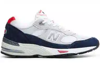 New Balance 991 White Blue