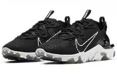 Nike React Vision Black White