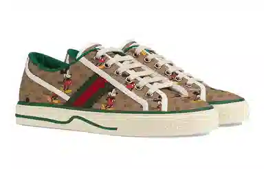 Gucci x Disney Tennis 1977 Brown