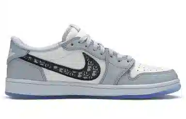 Dior x Air Jordan 1 Low White Grey