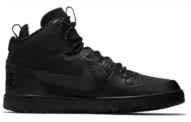 Nike Court Borough Mid Black