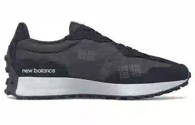 New Balance 327 Black White
