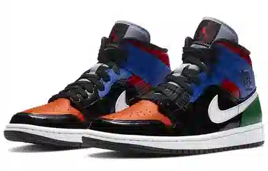 Jordan Air Jordan 1 Mid SE Patent Blend