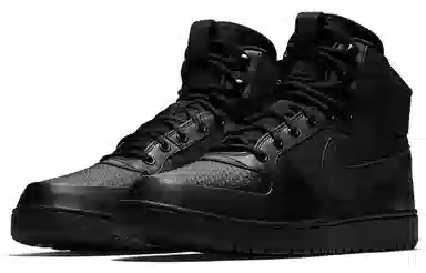 Nike Court Borough Mid Black