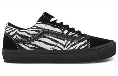 Vans Old Skool ComfyCush Zebra Checkerboard