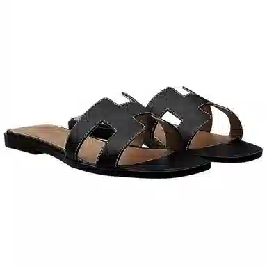 Hermes Oran Black Brown