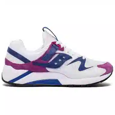 Saucony Grid 9000 Premium Suede White Blue