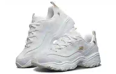 Skechers D'lites 1.0 White Gold