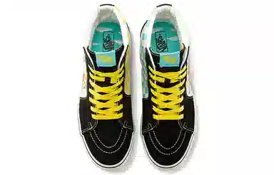 Vans SK8 High The Simpsons Black White