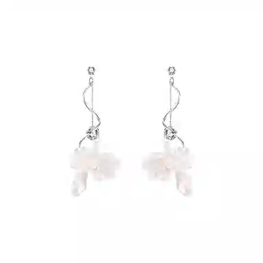 芒果饰品 法式复古流苏 铜 耳环 女款