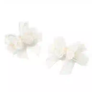 如花梦 超仙森系网纱蝴蝶 布艺 发夹 女款