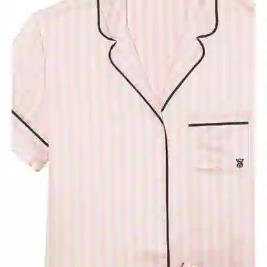 Victoria's Secret Satin Short Pajama SetPink Iconic Strape