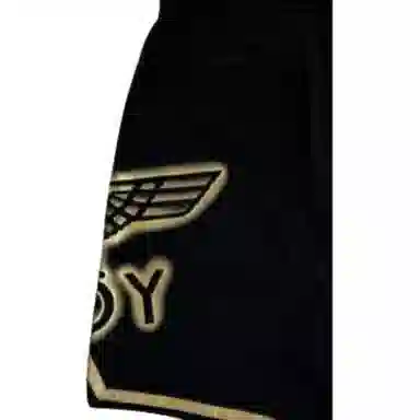 Boy London Logo Print Shorts Black