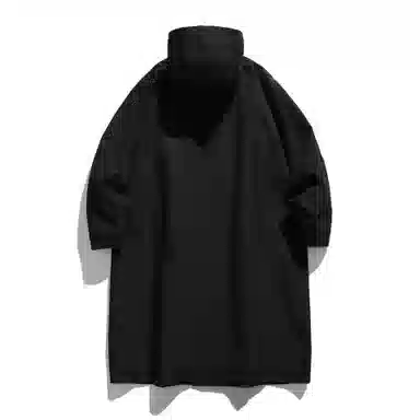 【dme】 日式复古简约百搭休闲重磅宽松日常潮牌纯色风衣 男女同款