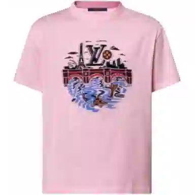 Louis Vuitton x Nigo FW25 Letter Jacquard Crewneck Tee