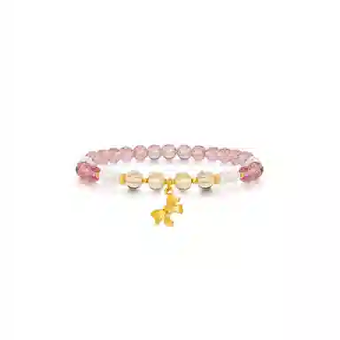 曼卡龙 甜蜜暴击 精致好物天然 草莓晶 手串 女款