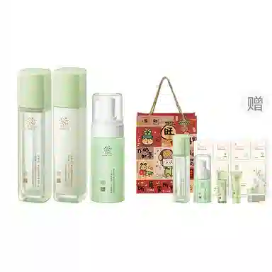 善草纪 茉莉水乳套装 紧致保湿滋润清爽修护补水 第三代