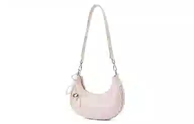 森马 洋气精致 合成革 新月包单肩包 女款 多色