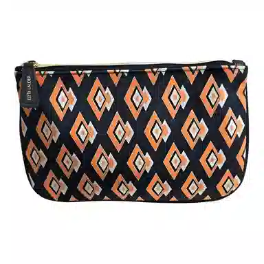 雅诗兰黛 复古菱格图纹收纳包 便携