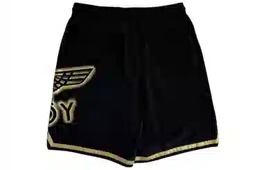 Boy London Logo Print Shorts Black