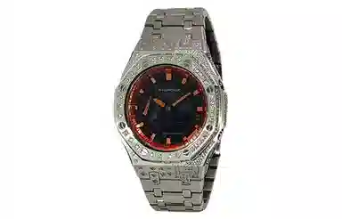 Casio GA2100 Diamond Silver Stainless Steel