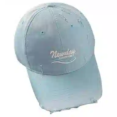 韩版大头围软顶宽檐大脸遮阳粉色字母刺绣小众潮牌显脸小帽子 优质纯棉材质 时尚鸭舌帽 男女同款情侣款