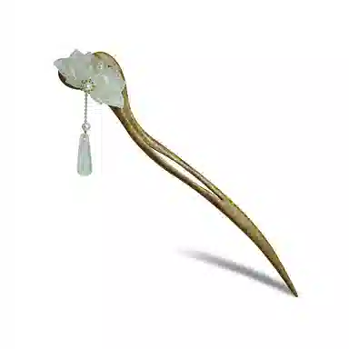 【以东方木韵礼献臻情】 凤凰涅磐 新中式檀木簪子 古风流苏步摇双面发钗 小众高级感手工雕刻原创设计#好运 绿檀 发簪 女款