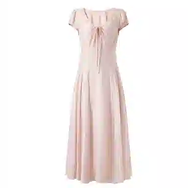 柏黛妃 时尚潮流简约短袖连衣裙 女款