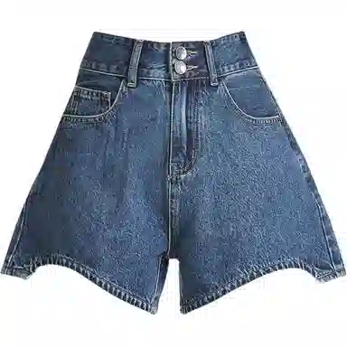 拾籍 热裤简约通勤牛仔短裙 女款