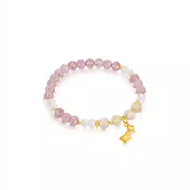 曼卡龙 甜蜜暴击 精致好物天然 草莓晶 手串 女款