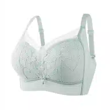 欧迪芬 冰丝蜂巢亲肤柔软洞洞杯大胸显小轻薄透气上托聚拢防下垂软胶条支持收副乳夏季清凉款文胸 女款