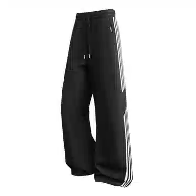 CHARLIE GOLF Retro Logo Striped Pants